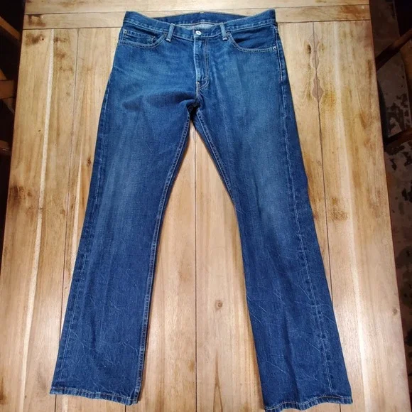 Levis for Brooks Brothers Mens Jeans 35x32 Made in USA Dark Wash Bootcut